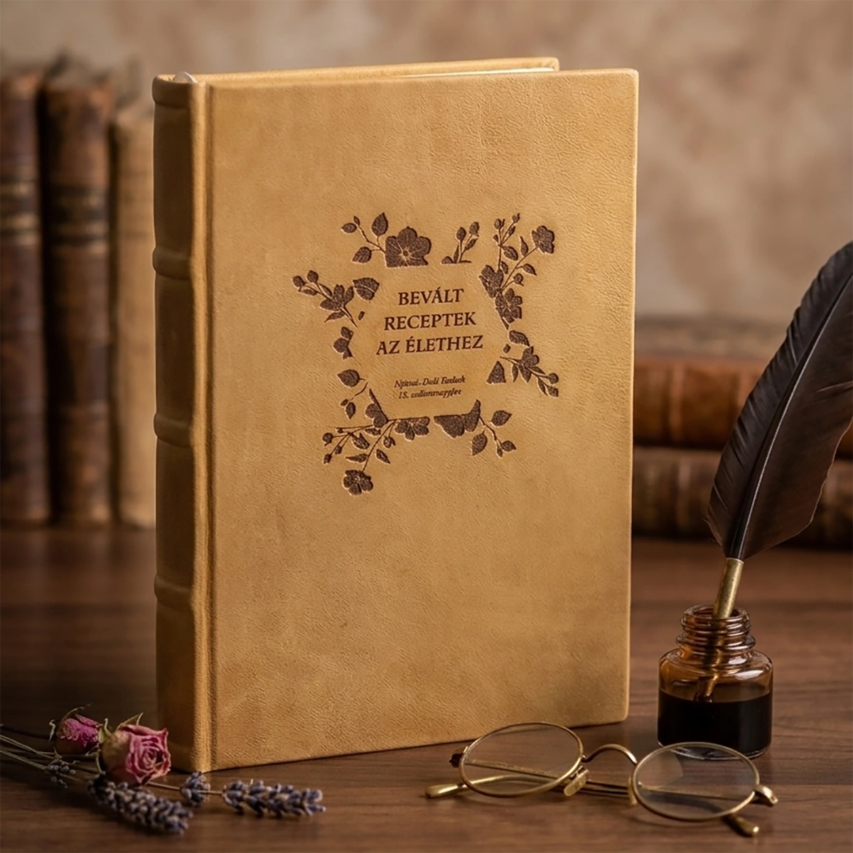 Prémium bőr borítású notesz